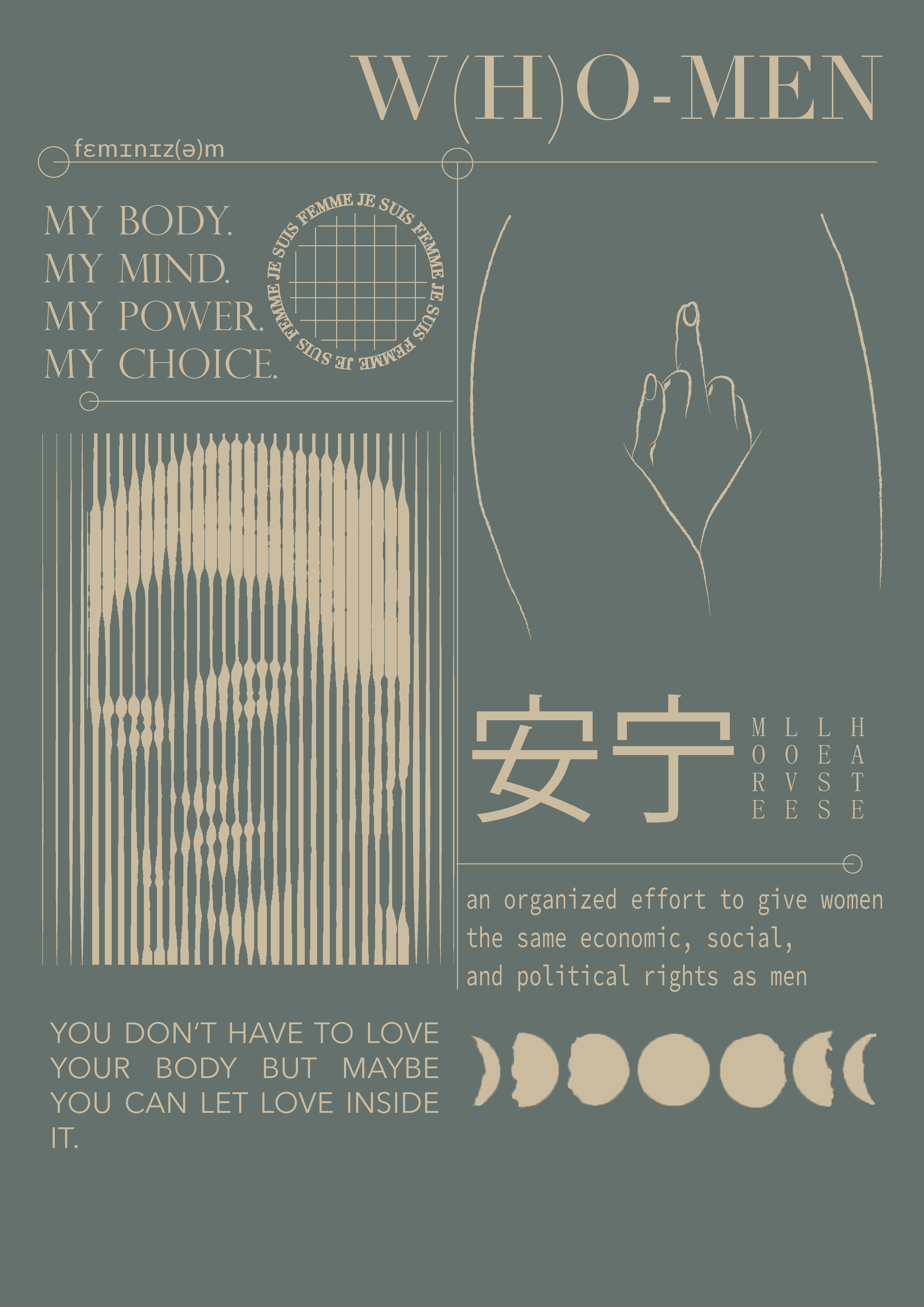 Feminism-beige-druck