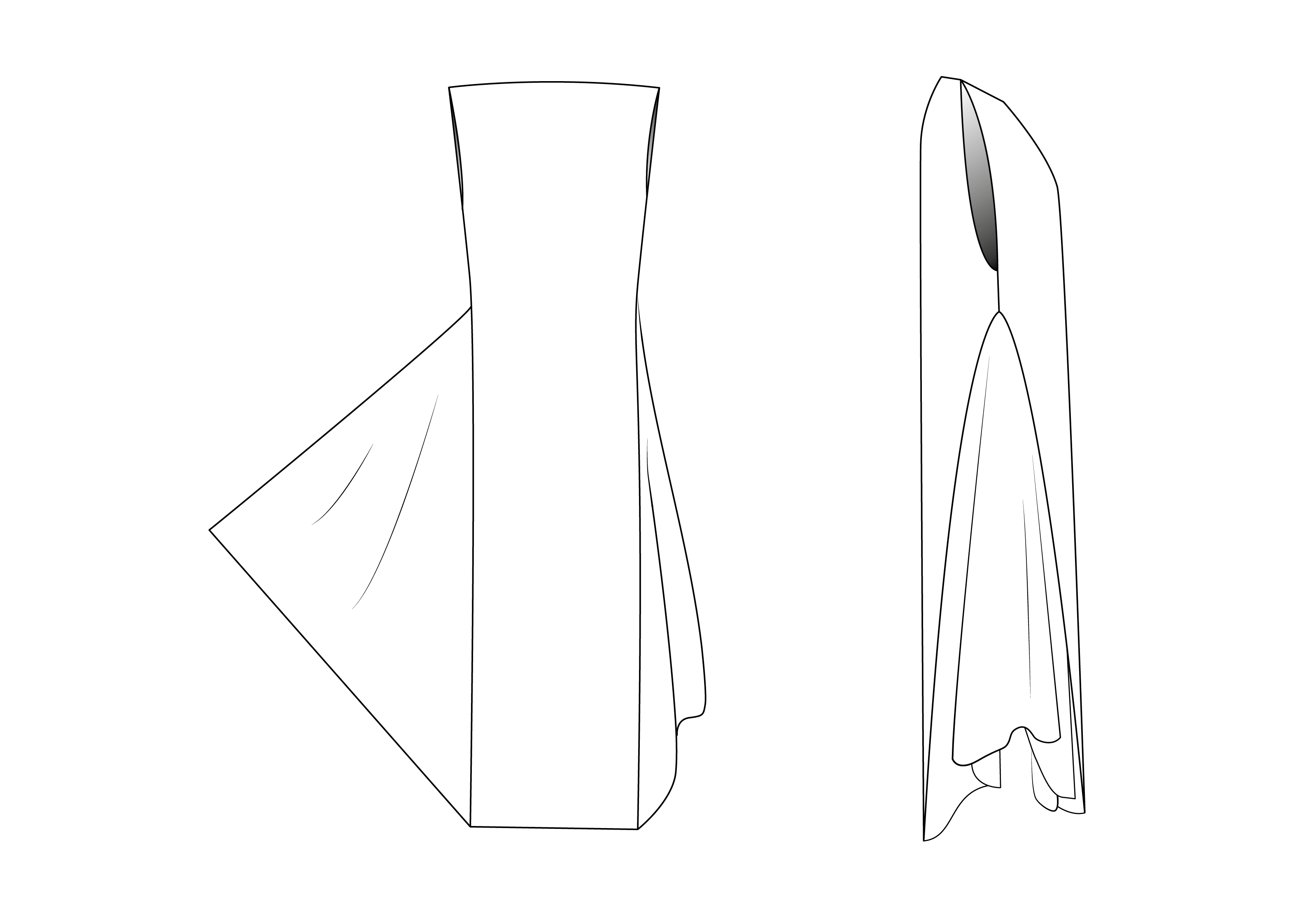 TZ-Minimalismus-Kleid