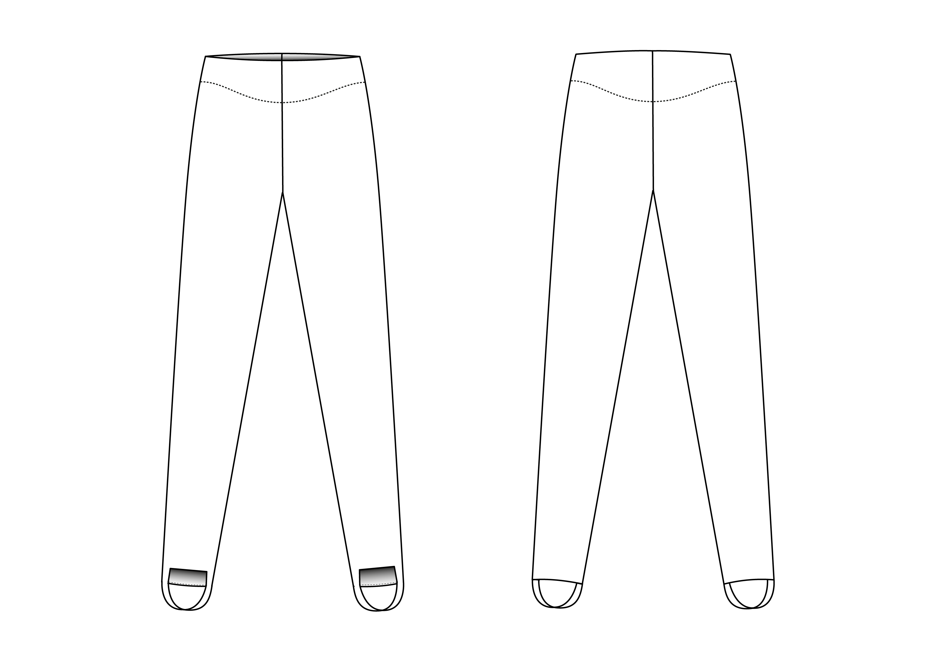 TZ-Minimalismus-Leggings